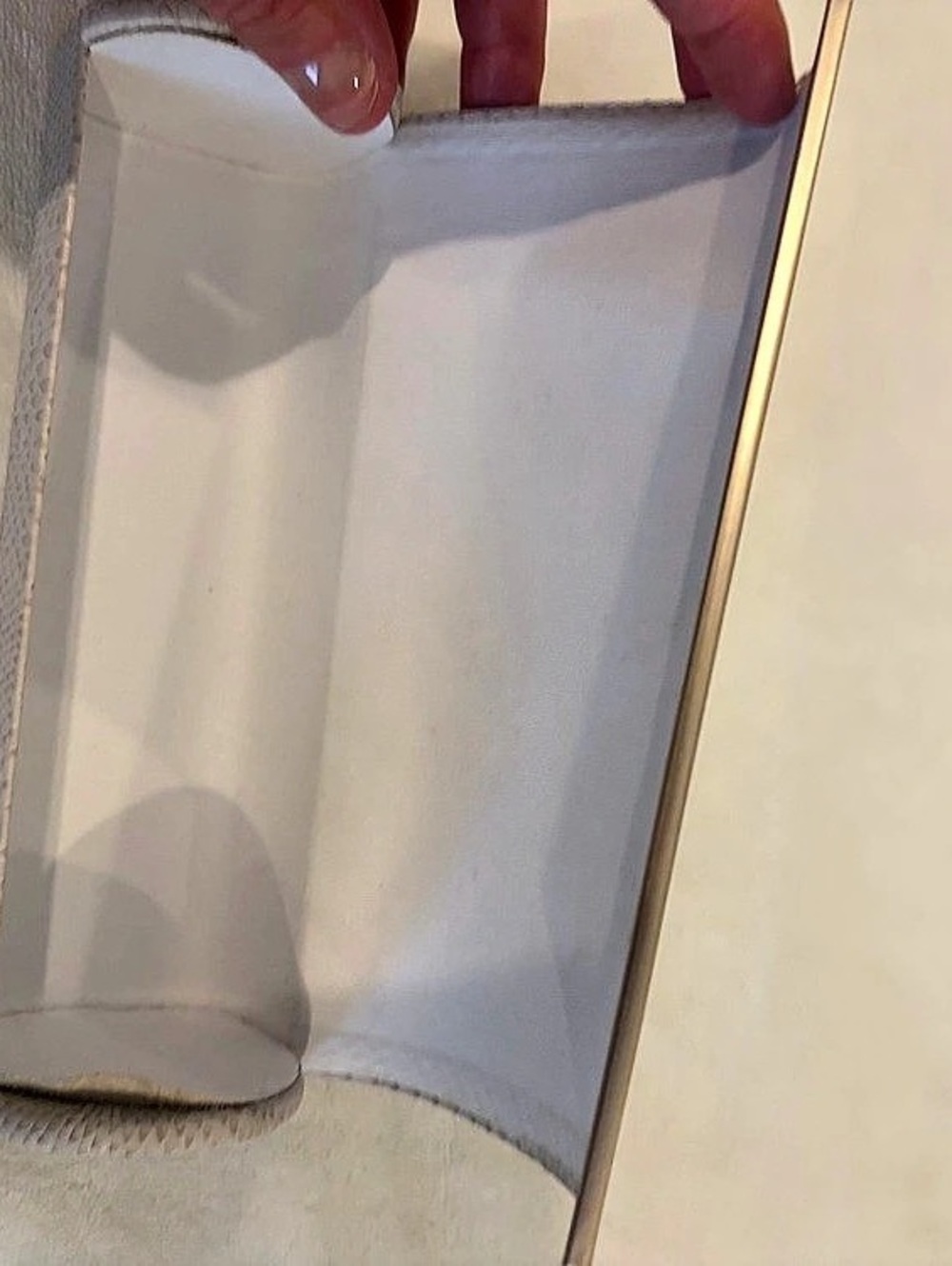 Jimmy Choo Snakeskin Embossed Hard Eyeglass Case